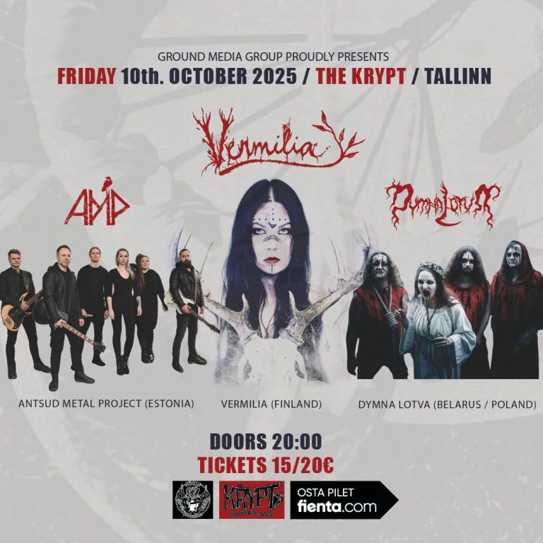 VERMILIA @ THE KRYPT, TALLINN, EE